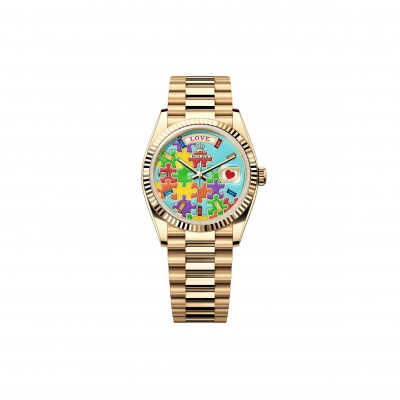 ROLEX OYSTER PERPETUAL DAY-DATE 36MM 128238-0106 